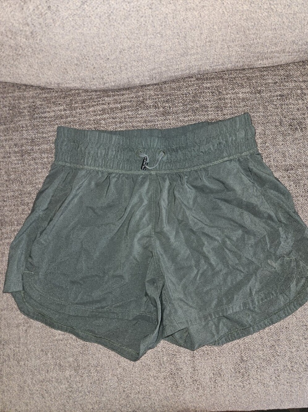 Olive Green Athletic Shorts